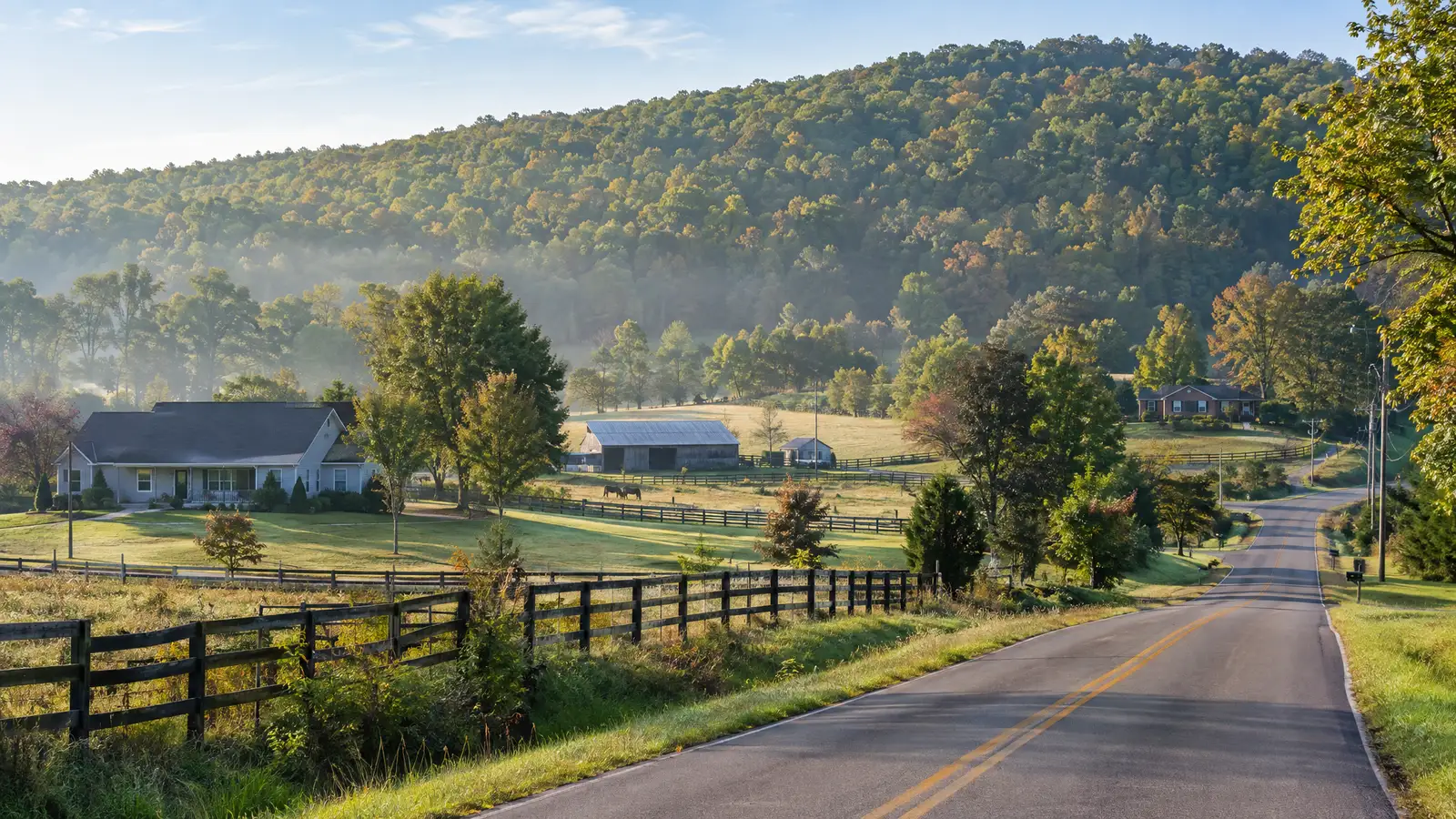 A neighborhood scene from Wildwood, TN